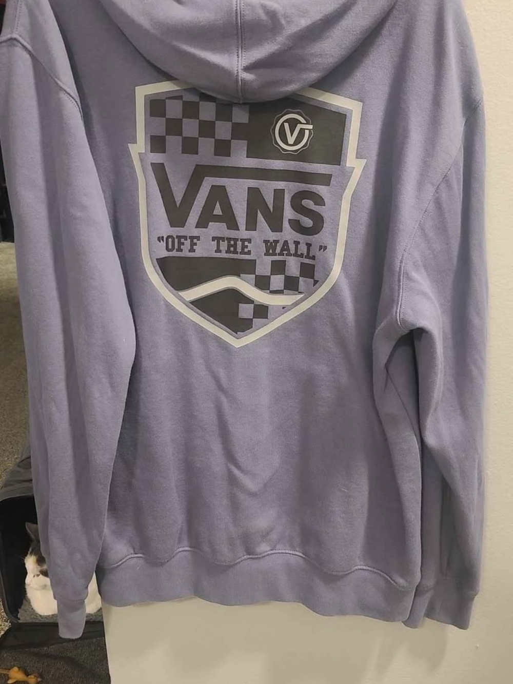 Vans Lavender Pullover Hoodie with Shield Logo